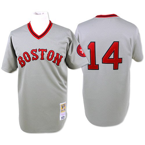 Boston Red Sox Authentic 1975 Jim Rice Road Jersey By Mitchell & Ness 36