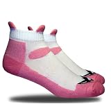 RHINO SOCKS SSt Pink / White, anklet sports cycling biking hiking running socks
