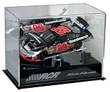 Kevin Harvick 1/24th Die Cast Display Case with Platform and Race Used Tire