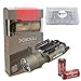 SureFire BUNDLE X300 Ultra High Output Upgraded 600 Lumens LED WeaponLight TAN w/2 extra CR123A batteries + Lightjunction battery case