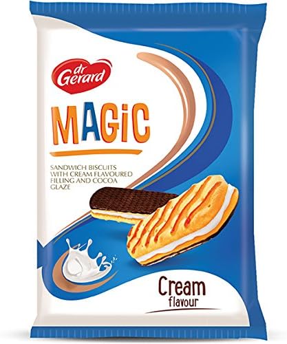 dr Gerard Magic Cream Sandwich Biscuits with Cocoa Glaze, 300g/10.58oz