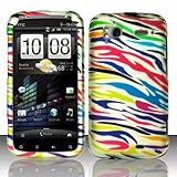 TMobile HTC Sensation 4G Accessory - Colorful Zebra Protective Hard Case Ph ....