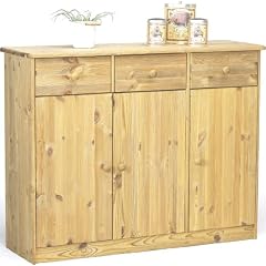Steens 17802530 Highboard Mario 89 x 115 x 35 cm Kiefer massiv, gelaugt ge�lt