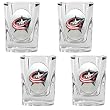 Columbus Blue Jackets 4pc Square Shot Glass Set NHL Hockey