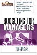 Budgeting for Managers