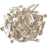 Outside the Box Papers Mini Wooden Spoons 3.5 Inches 150 Pack Natural