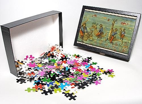 Photo Jigsaw Puzzle of Futuristic seahorse riding from Mary Evans