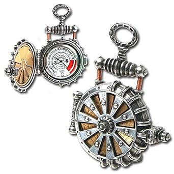Alchemy Gothic Style Solar Powered Turbine Fob Watch by Alchemy of England EER Patent