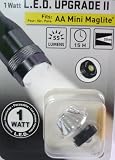 Produkt-Bild: Nite 1 WATT - LED UpgradeII Birne 55 Lumen - f&uuml;r AA Taschenlampen (passt auch in Maglite)