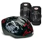Bell Child Boy's Bicycle Helmet, Knee Pads, and Elbow Pads Value Pack (Black Scorpion)