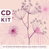 CD Packaging Kit: Petals in Pink: Mix & Match 25 Labels and Sleeves, Plus Dozens of Stickers!