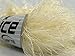 Ivory (Cream White) Extra Long Eyelash Yarn Ice Luxurious Fun Fur 50gr 38yds 16488