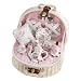 Deluxe Quality Porcelain Child's Tea Set for 2 with utensils and real pouring teapot,"Dainty Sue" in Basket
