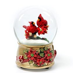 Christmas Cardinal - Water Globe