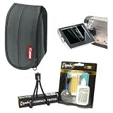 Canon PSC-400 Deluxe Soft Case & LCD Screen Protectors & Opteka Pro Cleaning Kit & Tabletop Tripod for Canon PowerShot A470, A460, A430, A410, and A400 Digital Camera