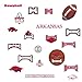 RoomMates RMK1049SCS University of Arkansas Peel & Stick Wall Decals
