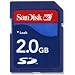 2GB SD Sandisk Speicherkarte f�r Nintendo DSi 2 GB Karte, DS i ,