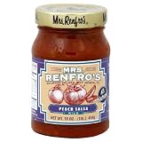 Renfro Fine Foods Salsa, Peach, 16-Ounce (Pack of 6)