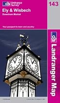 Ely, Wisbech and Downham Market: Market Deeping and Chatteris (OS Landranger Map)