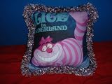Exclusive Disney Cheshire Cat From Alice in Wonderland Poster Art Double-sided Throw Pillow