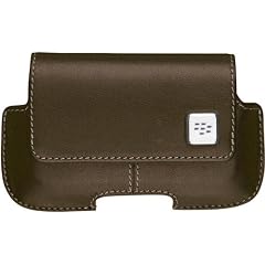 Horizontale Original Ledertasche / Lederschutzh�lle f�r Blackberry / braun f�r T-Mobile myTouch 3G Fender Edition