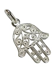 Sterling Silver Fatimas Hand Khamsa Pendant