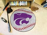 Kansas State Wildcats Baseballl Floor Rug Mat