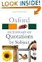 Oxford Dictionary of Quotations by Subject (Oxford Paperback Reference)