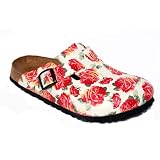 Birkenstock Boston Roses Cream at Birkenstock