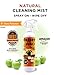 Dog Shampoo - Natural, Instant Cleaning Mist, Bathless - Grain Free -Vitamin Rich, Ph Balanced, No-Mess Formula. Detergent Free Botanical Extracts Clean & Freshen-Up Pets Naturally. Sunshine Jack Natural Pet Care 16 oz