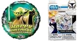 5 Star Wars Yoda "Happy Birthday You Must Have" Mylar Balloons +