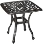 Fiesta End Table, 22"Hx21"Wx22"D, AGED BRONZE