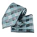 DAD3C Evening Checkered Microfiber Tie Cufflinks Handkerchief Set By Dan Smith