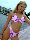 Pink Paradise California Cut Bikini Bottom