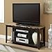 Monarch Specialties Top Length TV Console, 48-Inch, Cappuccino/Marble