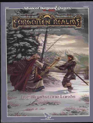 The Bloodstone Lands (AD&D 2nd Ed Fantasy Roleplaying, Forgotten Realms, Bk+Map, FR9)