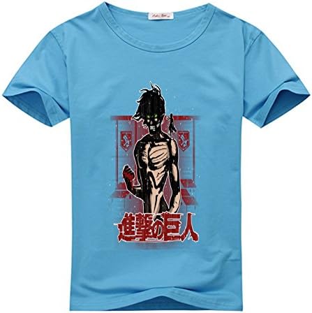 Doah Mens T-Shirts TITAN'S STRENGTH Large Blue