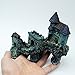 Dimart Super Magical Simulation European Villas Castle Aquarium Ornament Fish Tank Decorations Blue
