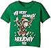 Curious George Boys' Christmas Lights Holiday Shirt