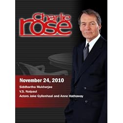 Charlie Rose - Siddhartha Mukherjee / Actors Jake Gyllenhaal and Anne Hathaway (November 24, 2010)