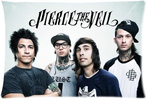 Music Band Pierce The Veil Band Members Zippered Pillow Case Cover Best Pillow Cases Two Sides 20"x30"