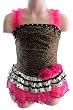 FRANKIE & DAISY Wild Child Brown Leopard Swimsuit 2 Tank By Corky and Company