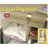 Closet Organizer Storage Set - 4 Piece Set
