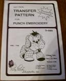 Hot Iron Transfer Pattern #889 Stuffed Dog (For Punch Embroidery, Needlepoint Canvas, Textile Painting & Other Crafts)