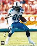 Chris Johnson Autographed/Hand Signed Tennessee Titans 8x10 Photo