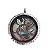 Silver CROSS WITH CRYSTALS Floating Charm