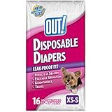 OUT! Disposable Diapers, XS - S, 16ct