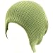 Gossip Girl Ribbed Beanie Slouchy Knit Hat Olive Green