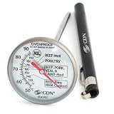 CDN IRM190C Celsius ProAccurate Insta-Read Meat Poultry Oven Proof Thermometer by Component Design Northwest