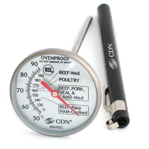 Childrens Toyshop  Kitchen & Housewares : CDN IRM190C Celsius ProAccurate Insta-Read Meat / Poultry Oven Proof Thermometer